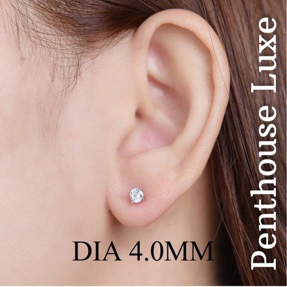 SOLID 925 Sterling Silver Hypoallergenic Stud Set - Picture 2 of 8